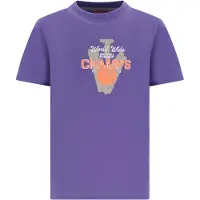 TYGO & vito jersey T-shirt paars Jongens Katoen Ronde hals Printopdruk - maat 146-152