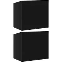 vidaXL Schommelbankhoezen 2 st met 6 oogjes 135x105x175 cm