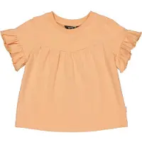 QPI Mini T-shirt roze Meisjes Katoen Ronde hals Effen - maat 104