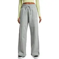 Nike Broek 'Phoenix Fleece' grijs gemêleerd / wit