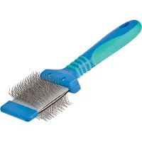 VIVOG borstel dubbelzijdig buigbaar blauw S