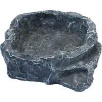 Komodo voerbak terraced grijs 19x18x6 cm