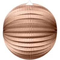 We Fiesta Wefiesta - Bollampion Metallic Rose Gold (25 cm) - Lampion sint maarten - lampionnen - Sint maarten optocht - lampionnen papier