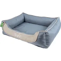 Napzzz Divan Waterproof Duo Grijs/Beige 90X70Cm
