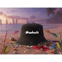 Result Badmuts Bucket Hat | Black | Maat M
