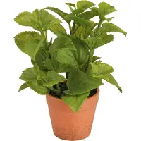Viana Munt in Pot Kunstkruiden Kunstplanten 18cm 2st, 2 Stück
