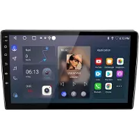 Junsun Android 15 Autoradio Geschikt Voor Volkswagen Polo (2004-2010) Accessoires, 4GB+64GB, Draadloze CarPlay, DAB+, GPS-Navigatie, Bluetooth, 9-inch Touchscreen, DSP, Octa-core processor
