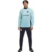 Puma Olympique Marseille Trainingspak 1/4-Zip 2025-2026 Lichtblauw Donkerblauw Wit