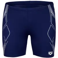 Arena - Graphic Swim Mid Jammer - Zwembroek 4, blauw
