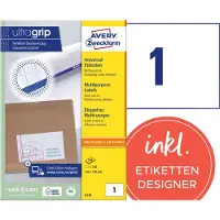 Avery Etiket Avery ILK 210x148mm op - A5 vel wit doos 200 vel 1 et.