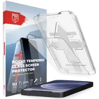 Rosso Screen Protector Geschikt voor Apple iPhone 12 / iPhone 12 Pro | Gehard Glas | Case Friendly | Met Installatietray | Eenvoudige montage