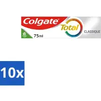 Colgate 10 x - Total Classic - Tandpasta - 75ml - Tandpasta - Mondhygiëne - Tandplak - Tandsteen - Gaatjes
