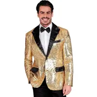 Widmann Showmaster Golden Glam Pailletten Colbert Man