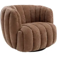 Tower Living Verdi Fauteuil draaibaar - Maloy 38 mocca - 101x95x75 cm