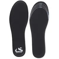 Trespass Volwassenen Unisex Memsole Memory Foam Inlegzool (Zwart)