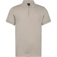 Hugo Boss slim fit poloshirt van katoenmix model 'PASSERZIP'