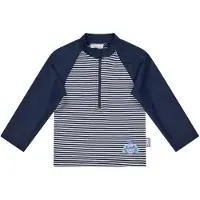 Sterntaler - Kid's Badeshirt Langarm Hai - Lycra 116, blauw/grijs