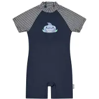 Sterntaler - Kid's Schwimmanzug Hai - Lycra 110/116, blauw