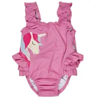 Sterntaler - Kid's Badeanzug Einhorn - Badpak 80, roze