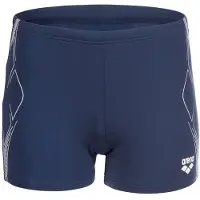 Arena - Boy's Graphic Swim Short - Zwembroek 128, blauw