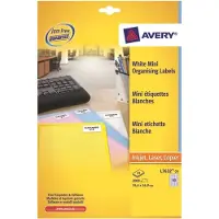 Avery Mini etiketten L7632-25 Permanent klevend A4 Wit 35,6 x 16,9 mm 25 Vellen à 80 Etiketten