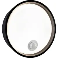 Paulmann Platomo PIR schwarz 94698 Buitenlamp (wand) LED 14.5 W Zwart