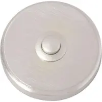 Heidemann 70083 Belknop 1-voudig Vernikkeld 24 V/1 A