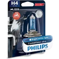 Philips Lamp H4 CrystalVision Ultra Moto 12V/60/55W - x1