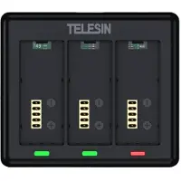 Telesin Oplader voor 3 batterijen - GoPro Hero 13