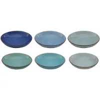 Cookinglife Pastaborden Delice Blauw ø 23 cm - 6 stuks