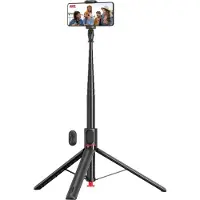 Forcell F-Grip S170XL Selfie Stick-statief 170 cm met Bluetooth-afstandsbediening