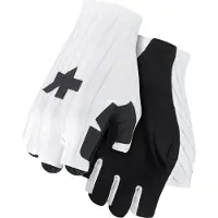 Assos RSR Speed S11 Korte Unisex Handschoenen Wit/Zwart || Maat: S