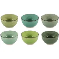 Cookinglife Soepkommen / Kommen Delice Groen ø 14 cm - 6 stuks