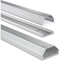 Hama 00220986 Kabelgoot Aluminium Zilver star (l x b x h) 1.1 m x 50 mm x 26 mm 1 stuk(s)