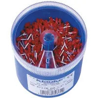 Klauke GR4718DO Assortiment adereindhulzen 1 mm² Deels geïsoleerd Rood 1000 onderdelen