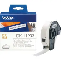 Brother DK-11203 Die-Cut label: 87X17mm - Map label - white (300 labels/roll)