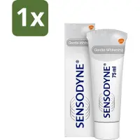 Sensodyne 1 x - Tandpasta - Gentle Whitening - Voor Gevoelige Tanden - 75 ml - Gevoelige Tanden - Tandpasta - Witte Tanden - Tandglazuur - Verkleuringen