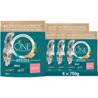 Purina BIFENSIS Adult droogvoer voor katten, rijk aan zalm, (6 x 750g)