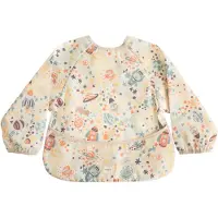 Mushie Slabbetje Long Sleeve Space