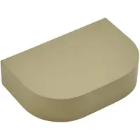 Woonexpress Wandplank Disk - Metaal - Lichtgroen - 30x7x20 cm (BxHxD) - Decoratief & Stijlvol voor Interieur
