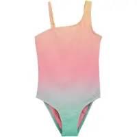 We fashion Badpak turquoise / geel / koraal / lichtroze