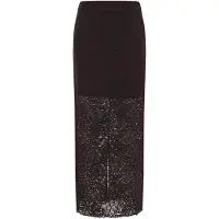 We fashion Rok donkerbruin