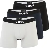BOSS Boxershorts ecru / navy / zwart / wit