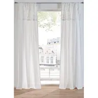 Bonprix Gordijn van biologisch katoen met borduursel (1 stuk) maat h/b: 175/110 cm