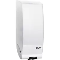 Plum Combi Plast transparante witte plastic dispenser - 1.0 Liter