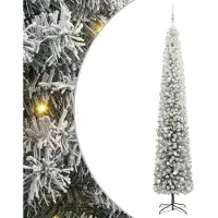 vidaXL Kunstkerstboom Groen 300 cm PVC en Staal en Kunststof