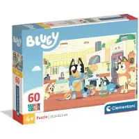 Clementoni Kinderpuzzel Bluey - Puzzel 60 Stukjes - Legpuzzel voor je Kind - Educatief Speelgoed - Kinderpuzzels en Puzzels voor Kinderen vanaf 4 Jaar
