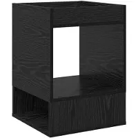 vidaXL Bijzettafel Zwart Eiken 40 x 40 x 56 cm Bewerkt hout