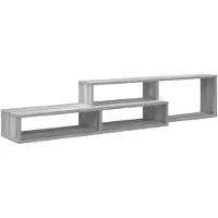 vidaXL Wand TV Stand 150 x 25 x 28,5 cm Bewerkt hout