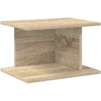 vidaXL Nachtkastje Sonoma Eik 40 x 30 x 25 cm Bewerkt hout